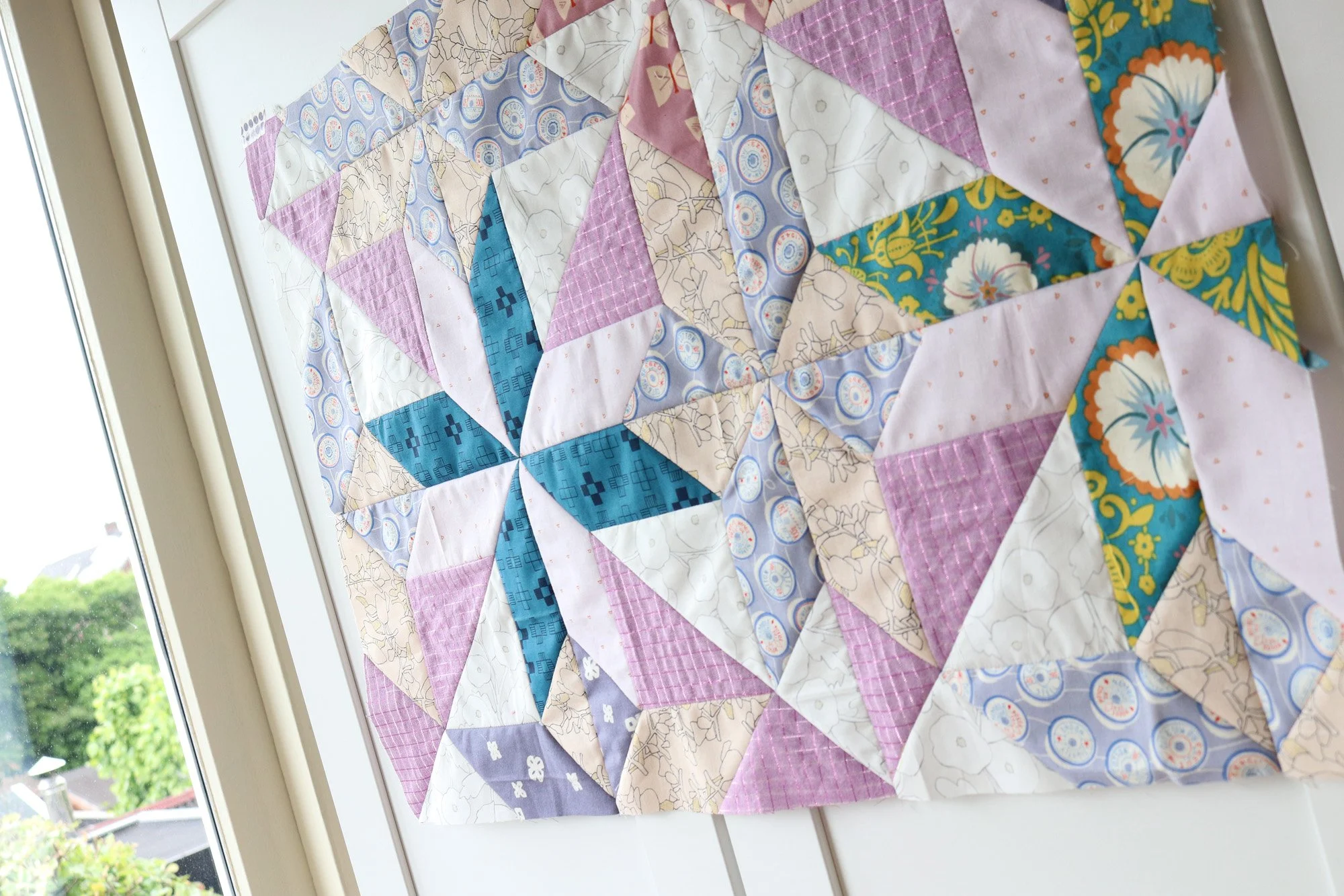 Sugar Plum patchwork — Stitched in Color